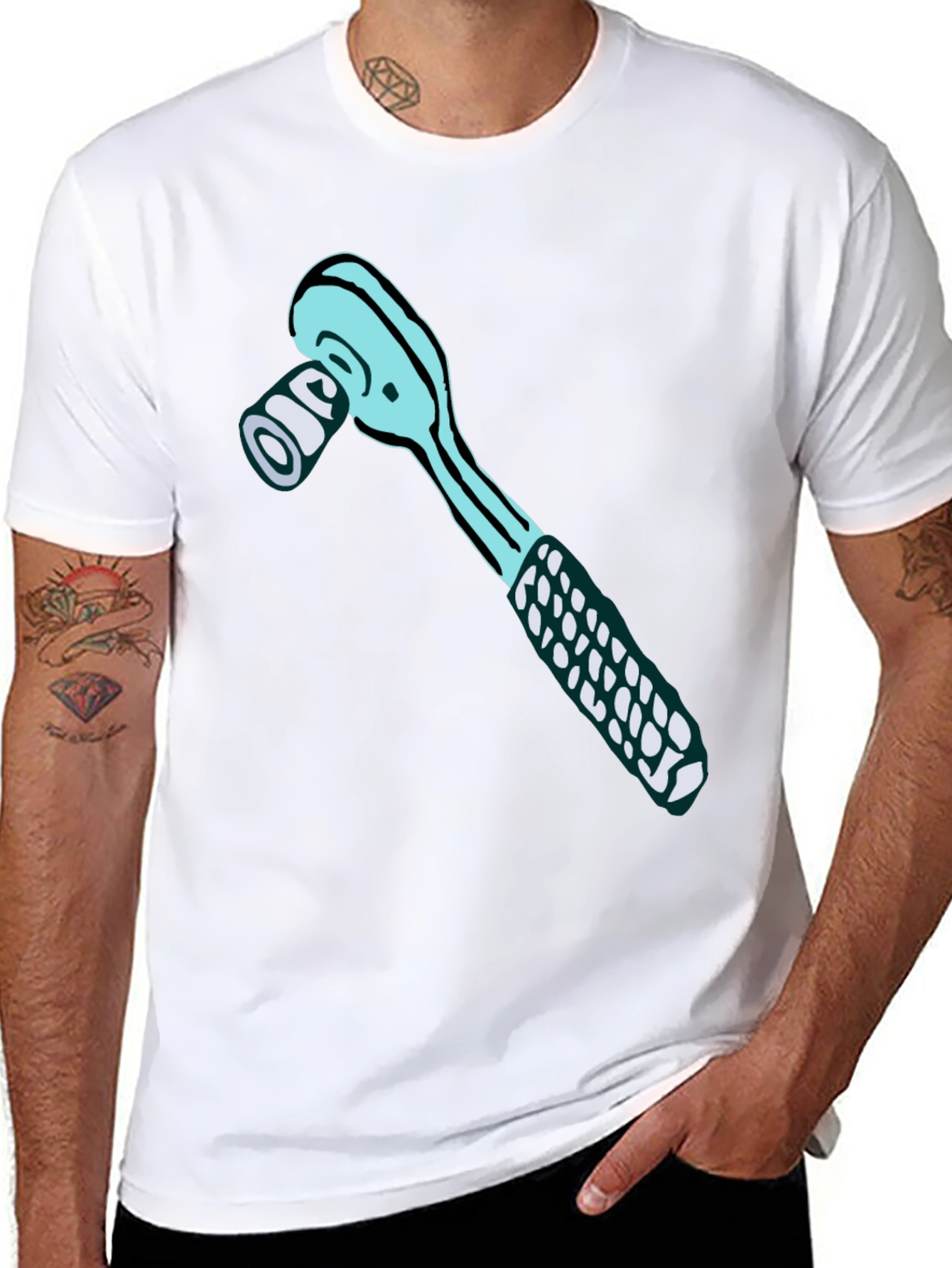 Ratchet Graphic T-Shirt - Mechanic Style