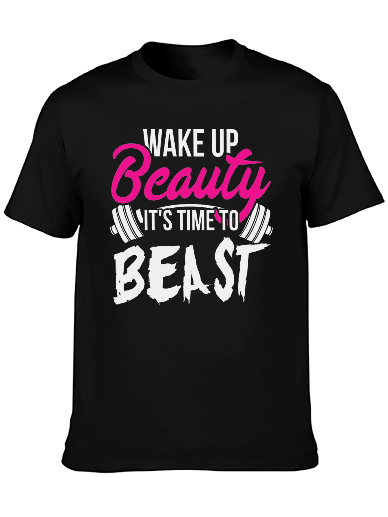 Wake Up Beauty Beast Graphic T-Shirt