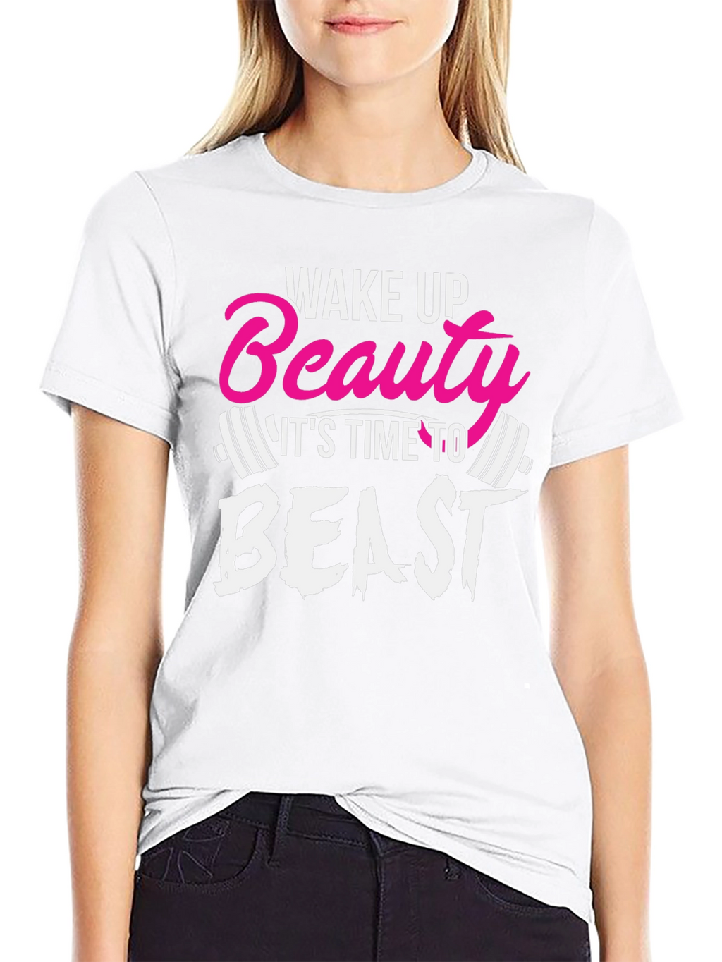 Wake Up Beauty Beast Graphic T-Shirt