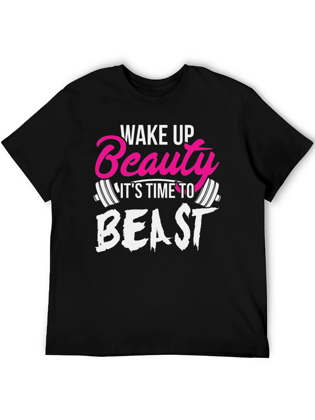 Wake Up Beauty Beast Graphic T-Shirt