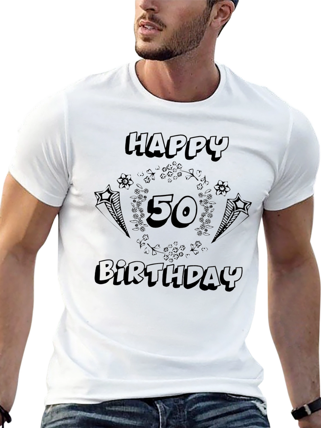 Happy 50th Birthday T-Shirt - Classic Tee