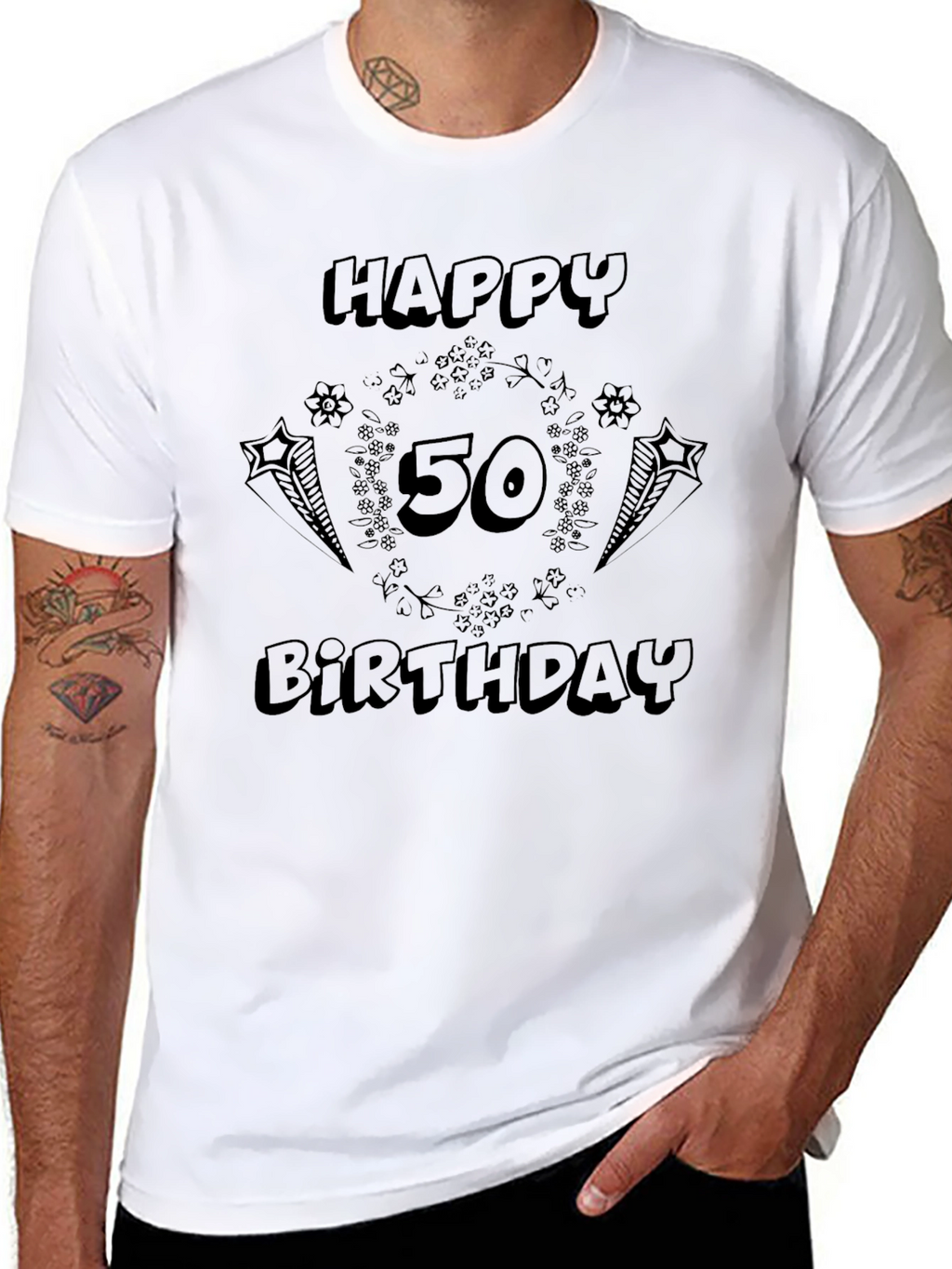 Happy 50th Birthday T-Shirt - Classic Tee