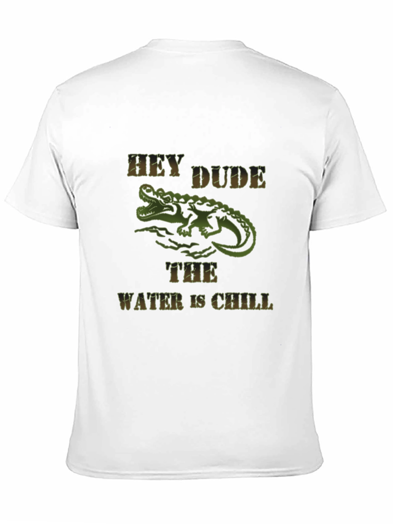 Hey Dude The Water Is Chill Graphic T-Shirt