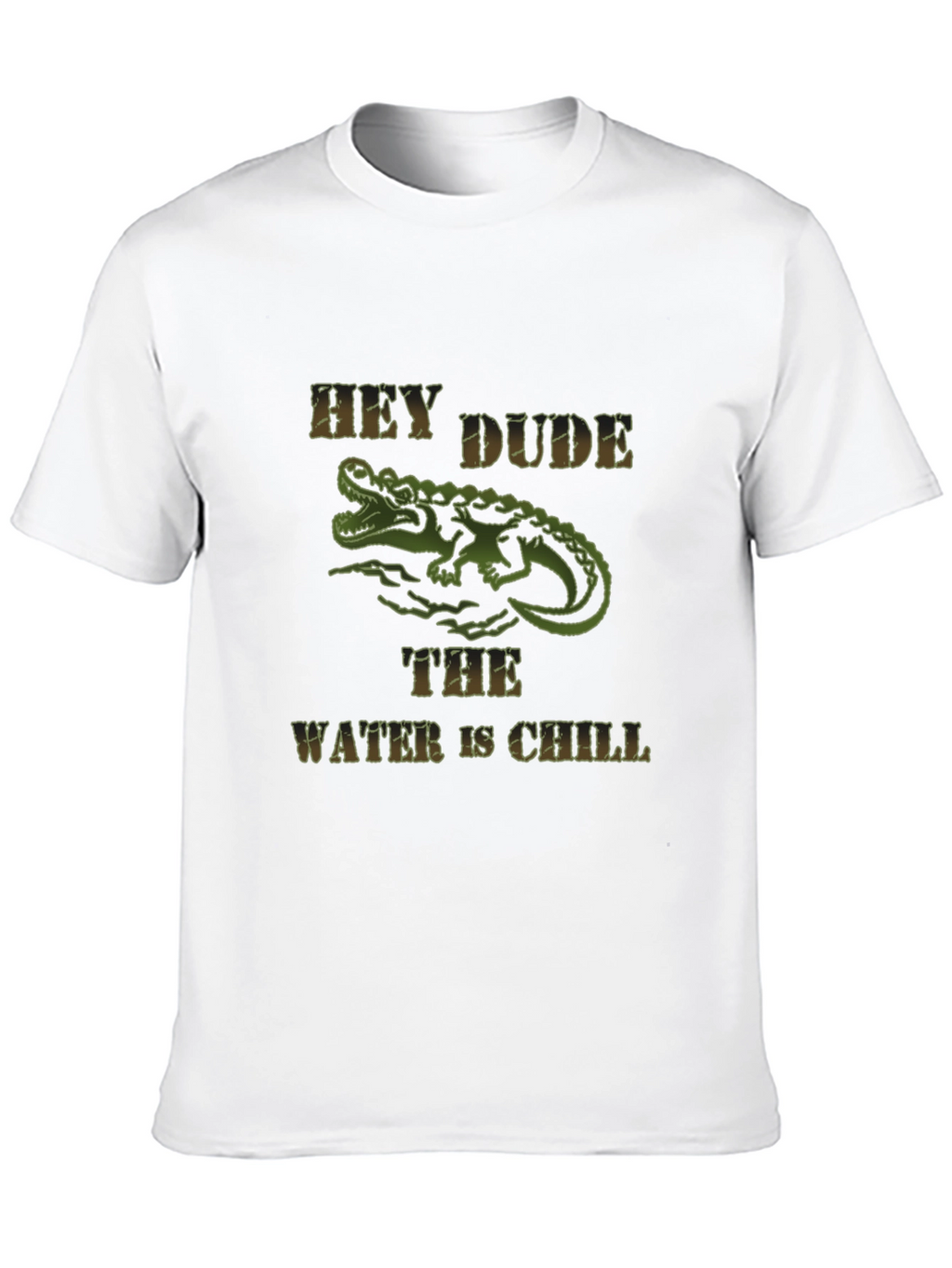 Hey Dude The Water Is Chill Graphic T-Shirt