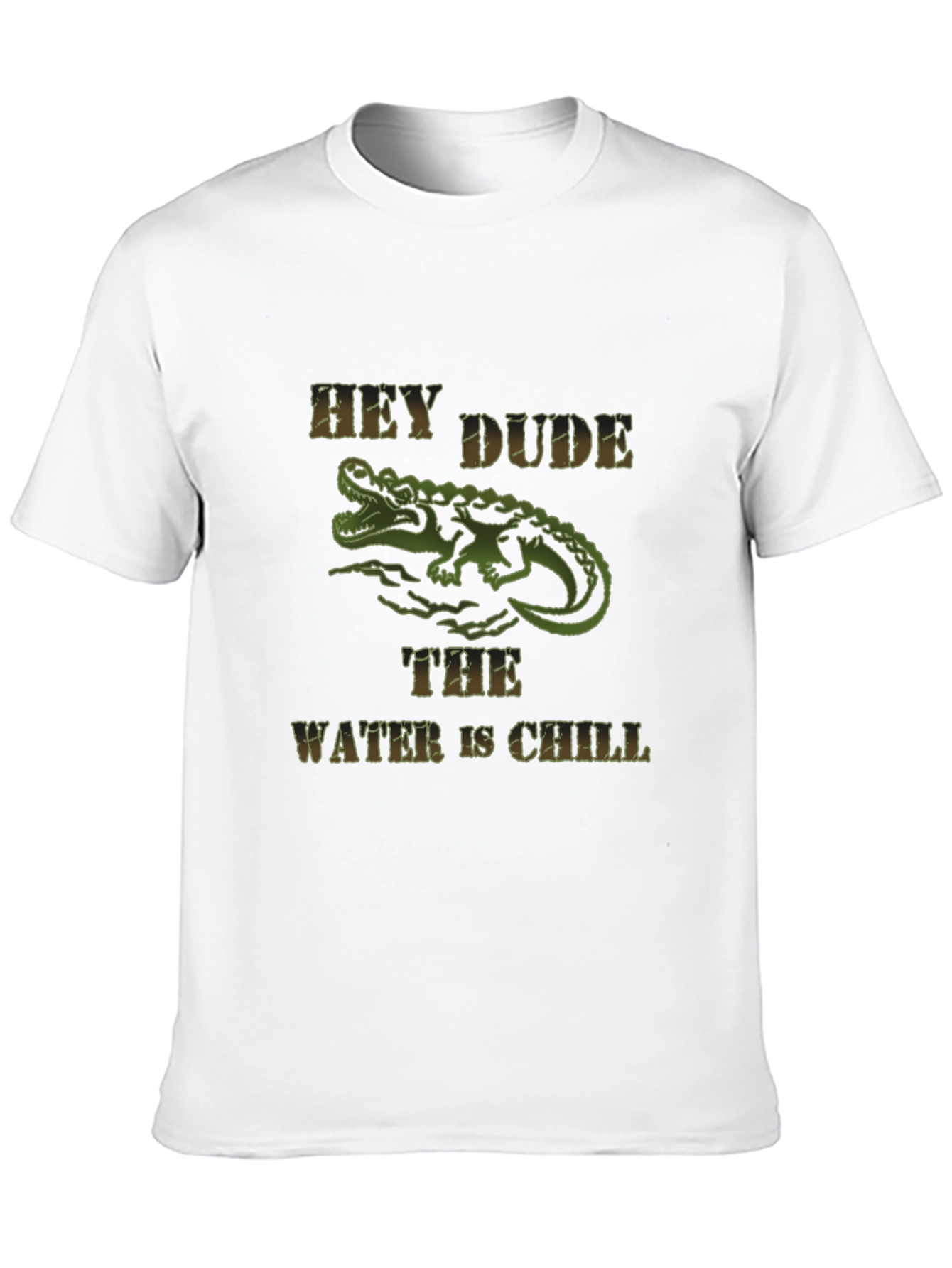 Hey Dude The Water Is Chill Graphic T-Shirt