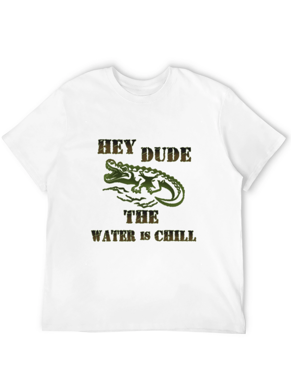Hey Dude The Water Is Chill Graphic T-Shirt