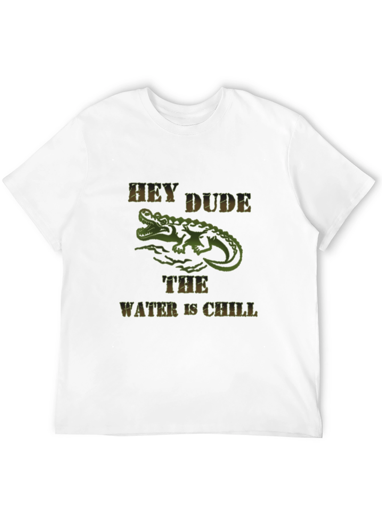 Hey Dude The Water Is Chill Graphic T-Shirt