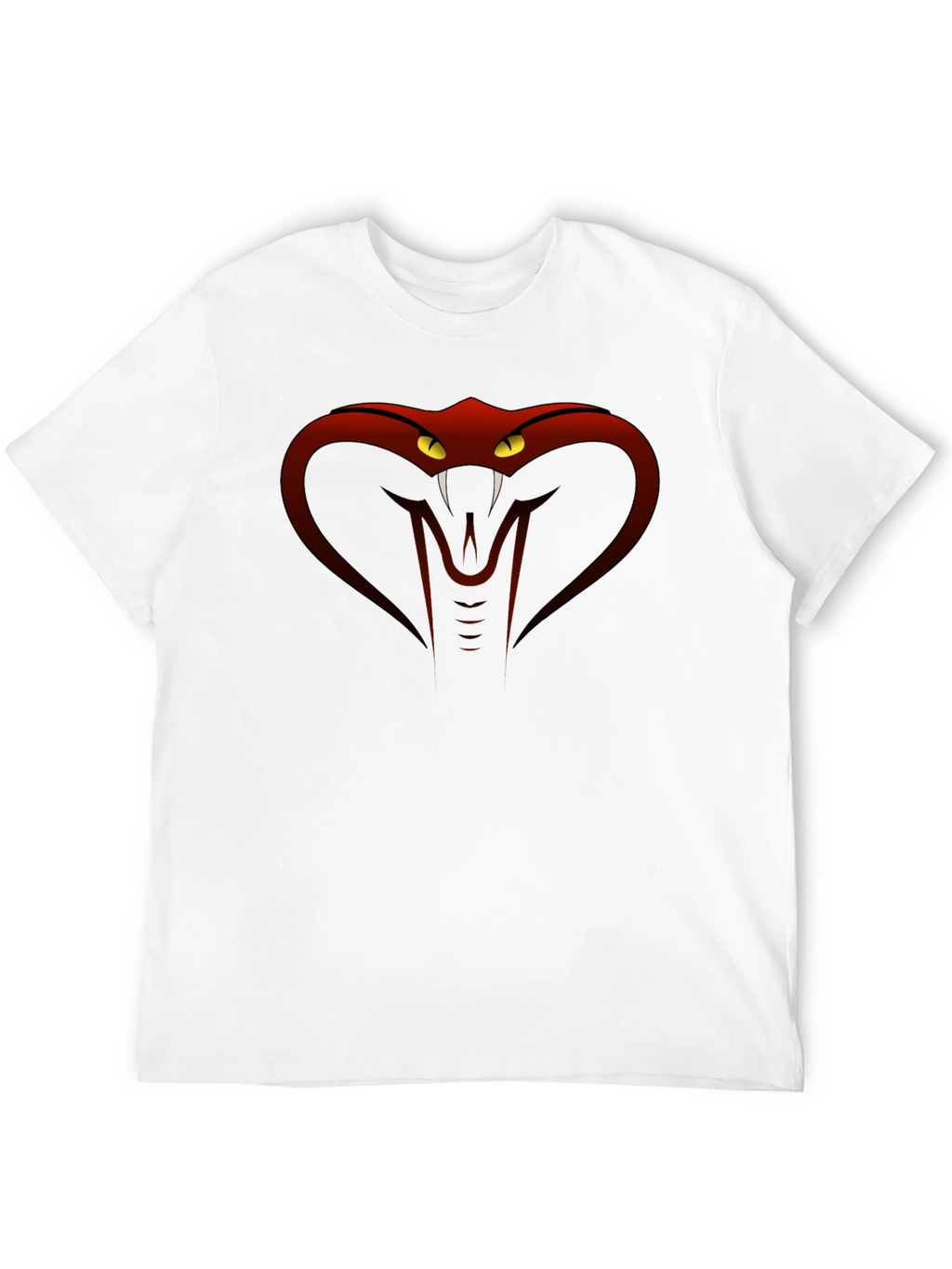 Cobra Snake Graphic T-Shirt - Mens Black Tee