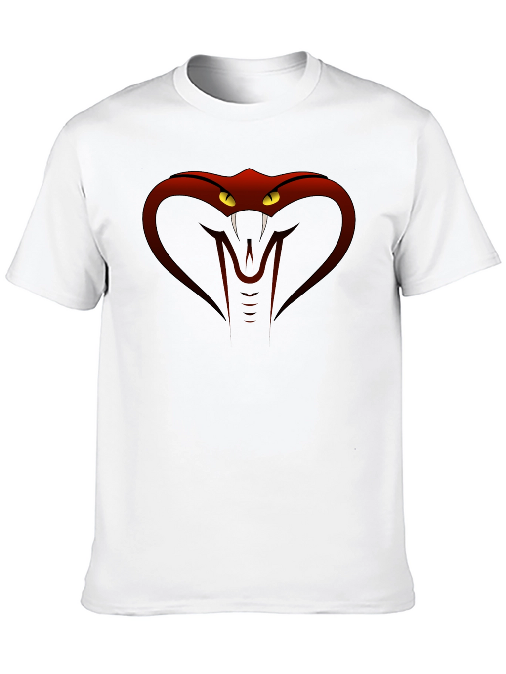 Cobra Snake Graphic T-Shirt - Mens Black Tee