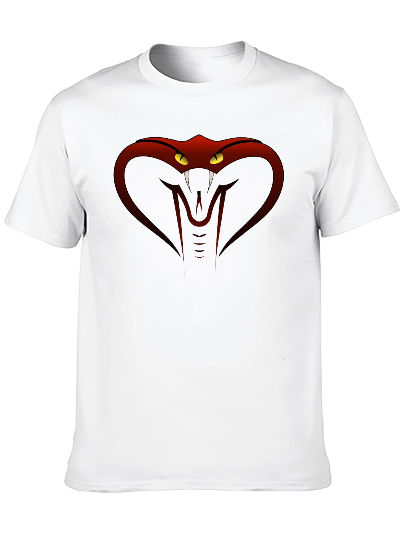 Cobra Snake Graphic T-Shirt - Mens Black Tee