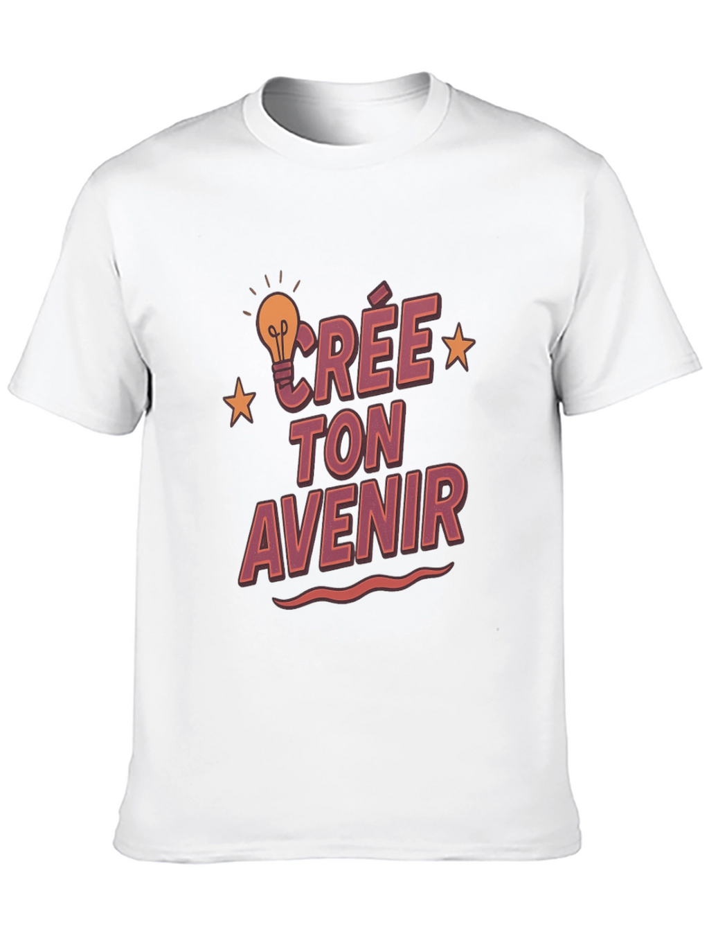 Crée Ton Avenir Graphic T-Shirt - Black Cotton Tee