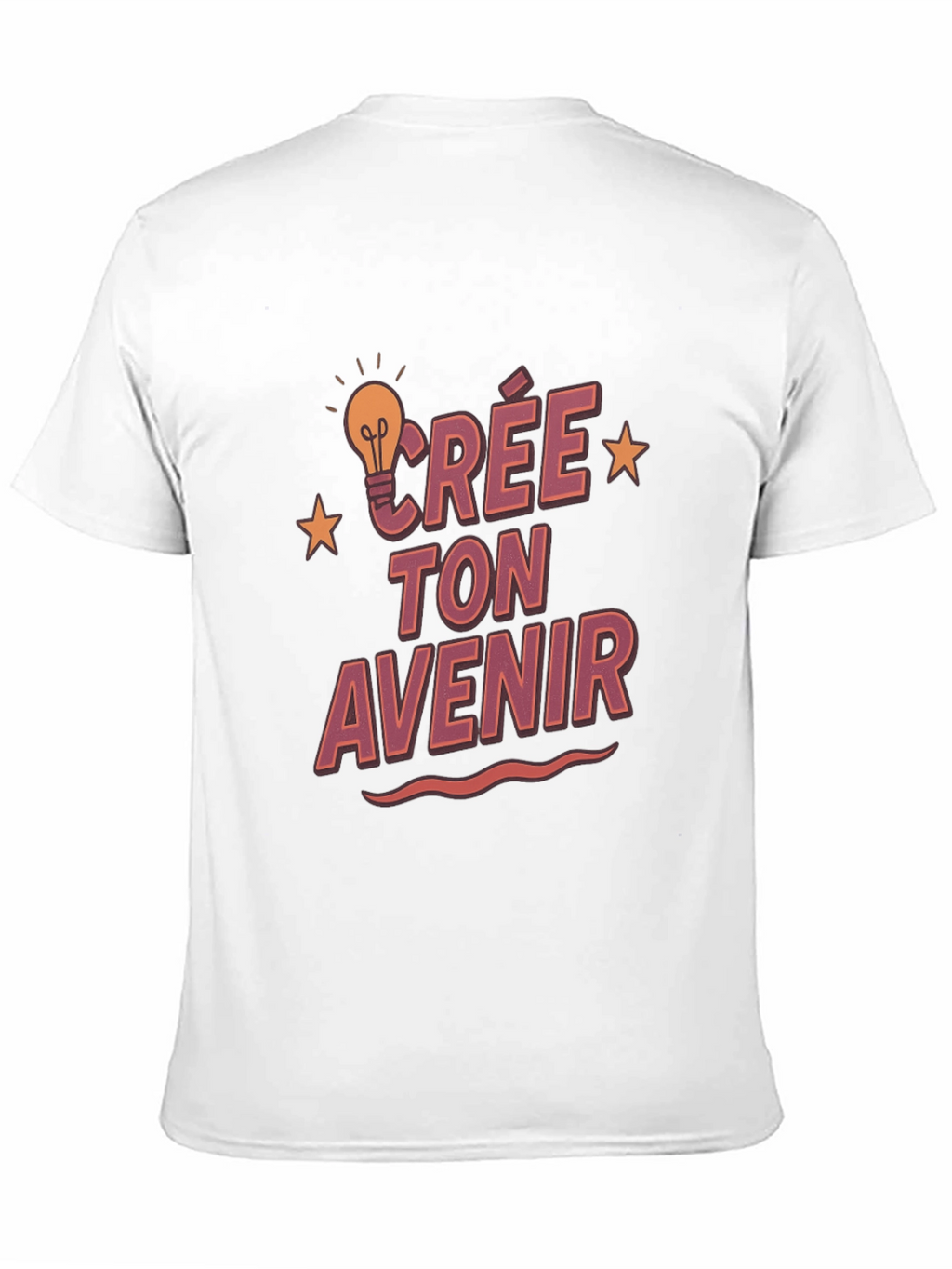 Crée Ton Avenir Graphic T-Shirt - Black Cotton Tee