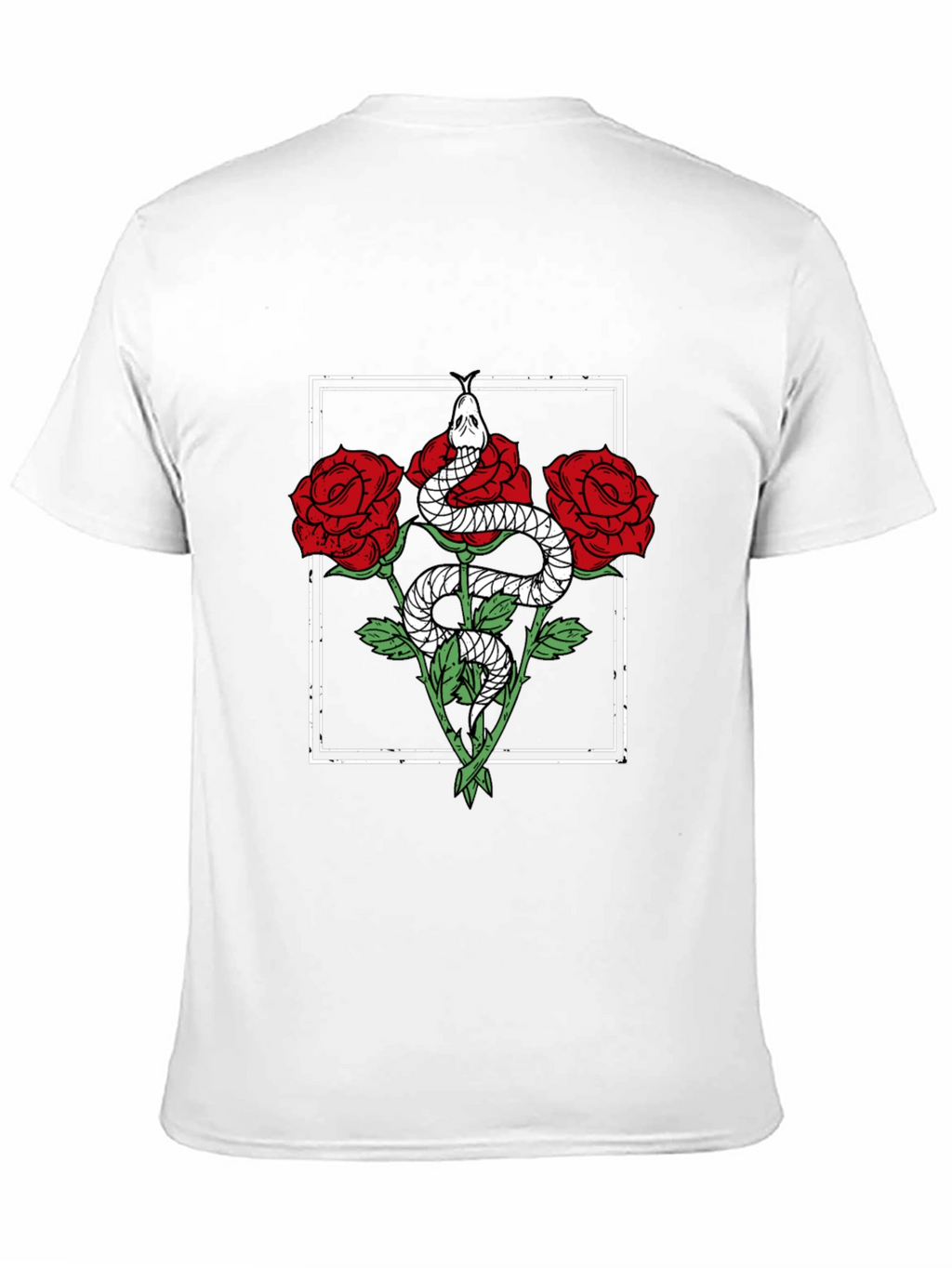 Snake & Roses Graphic Tee
