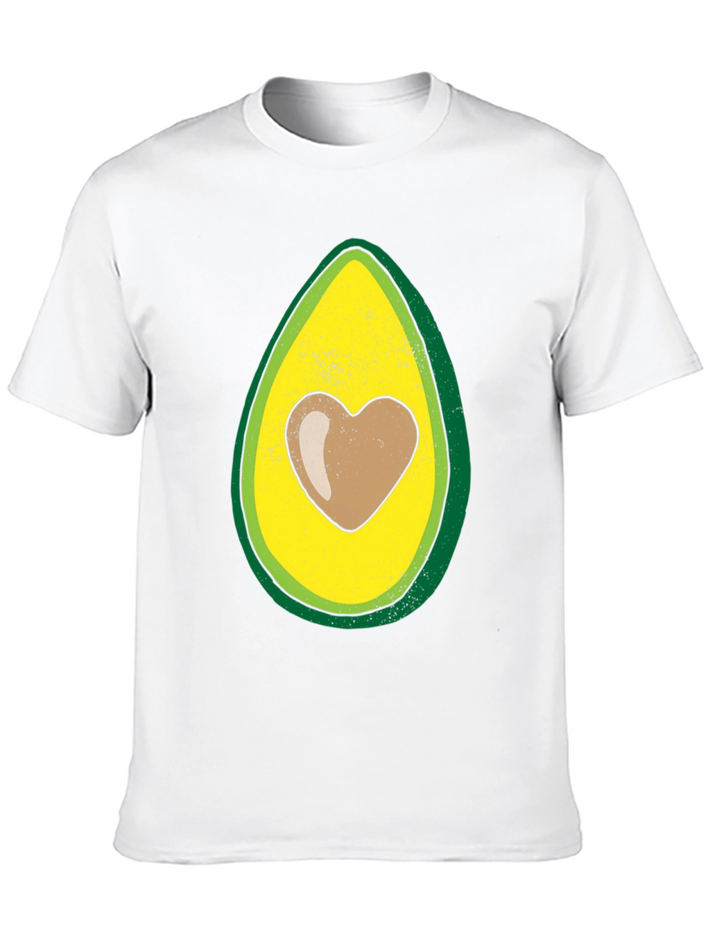 Avocado Heart Graphic T-Shirt - Trendy Casual Wear