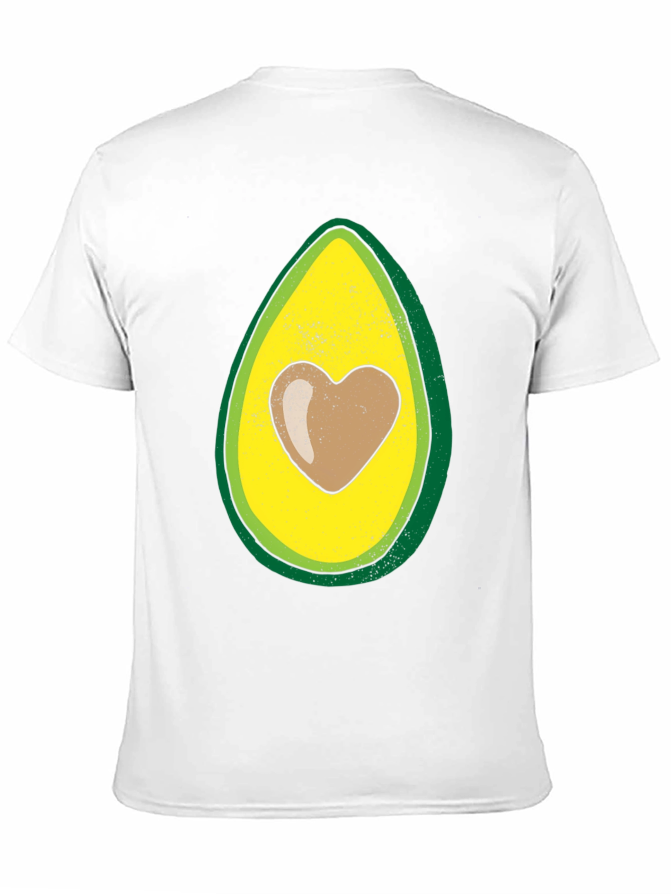 Avocado Heart Graphic T-Shirt - Trendy Casual Wear