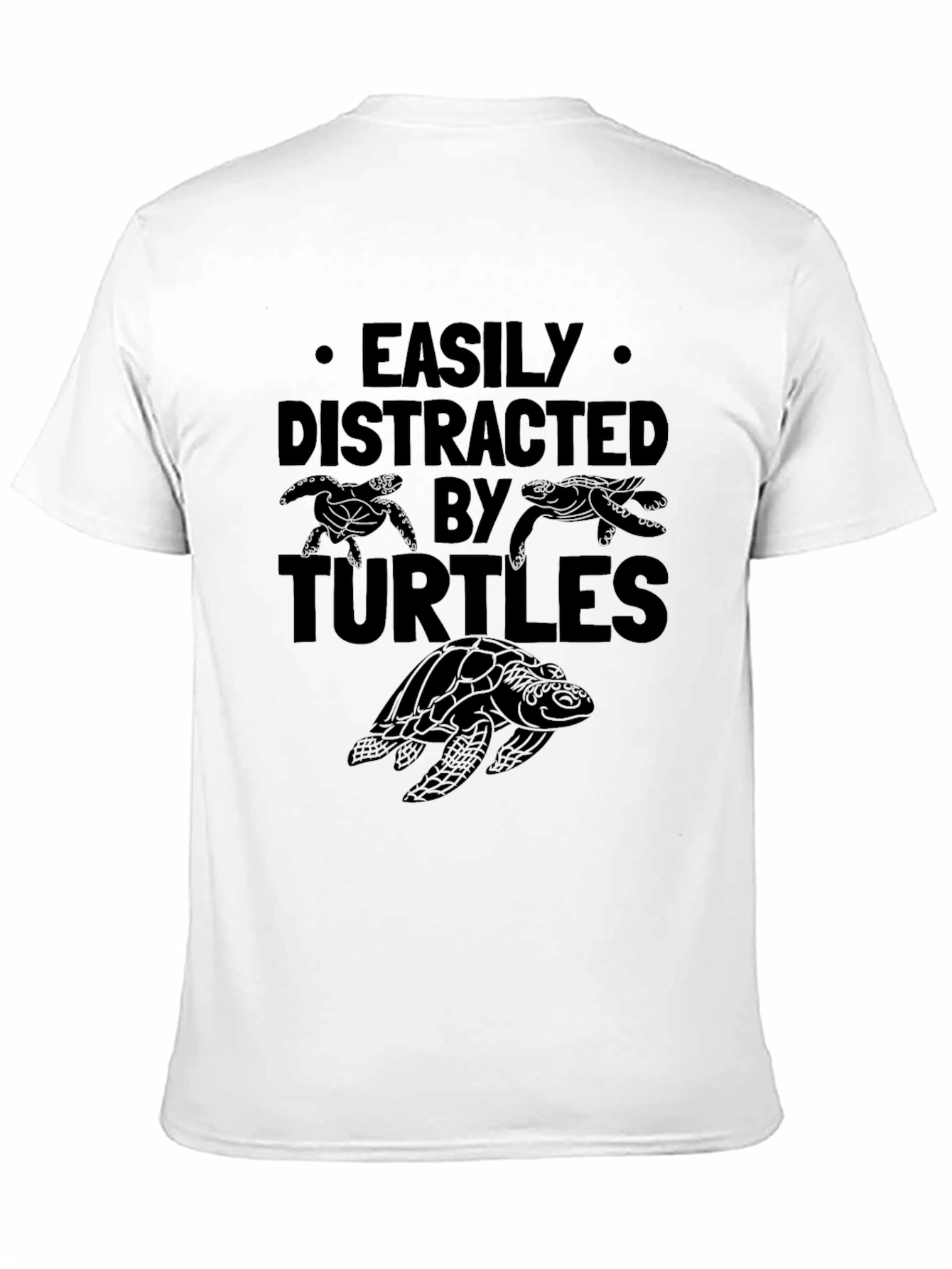 Easily Distracted by Turtles Graphic T-Shirt