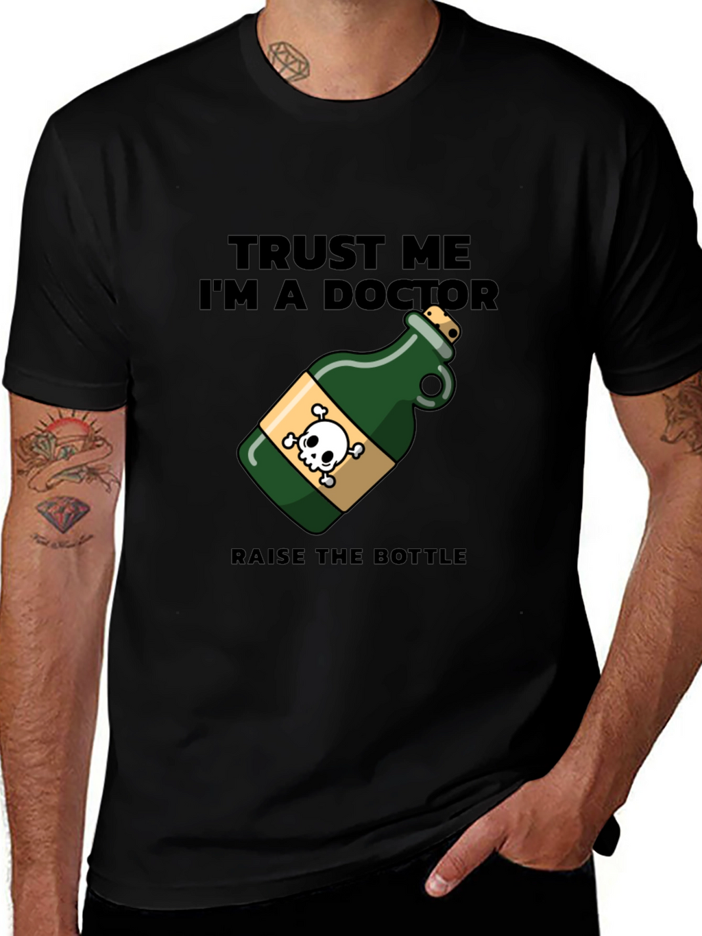 Trust Me Im A Doctor Poison Bottle T-Shirt