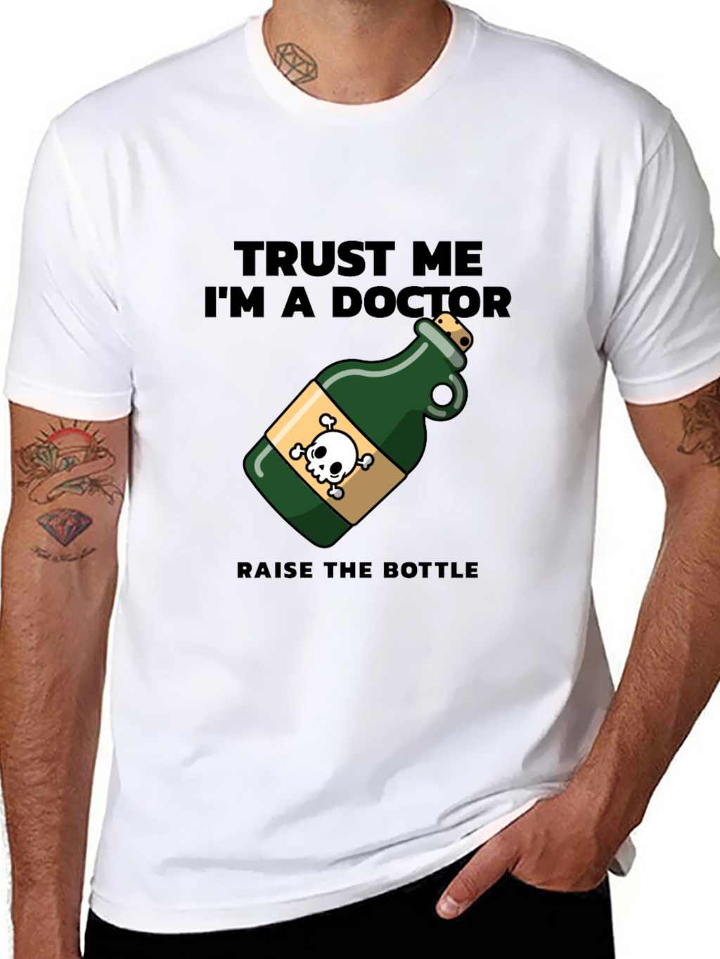 Trust Me Im A Doctor Poison Bottle T-Shirt