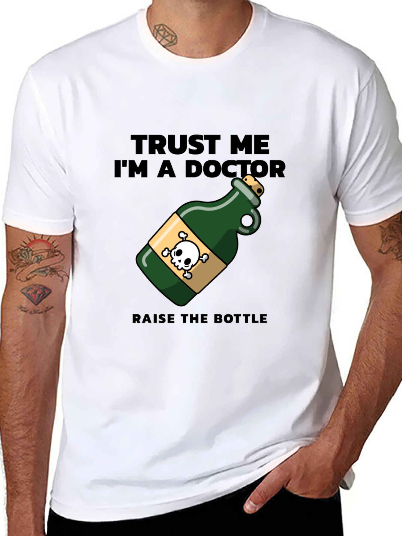 Trust Me Im A Doctor Poison Bottle T-Shirt