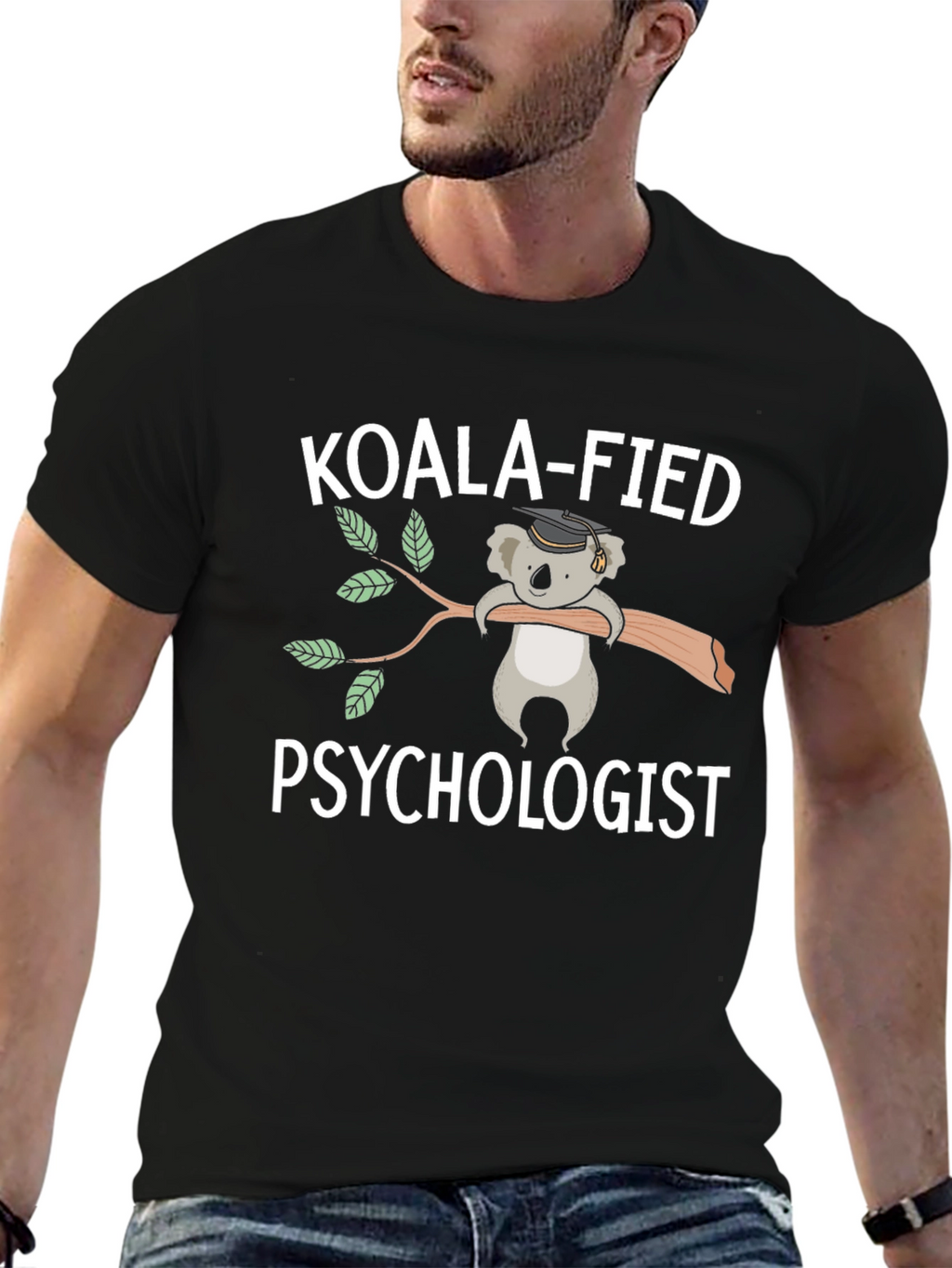 Koala-fied Psychologist Graphic T-Shirt