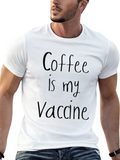 Coffee is My Vaccine Graphic T-Shirt