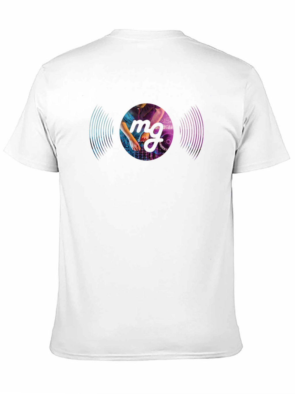 DJ Vinyl Record Graphic Black T-Shirt