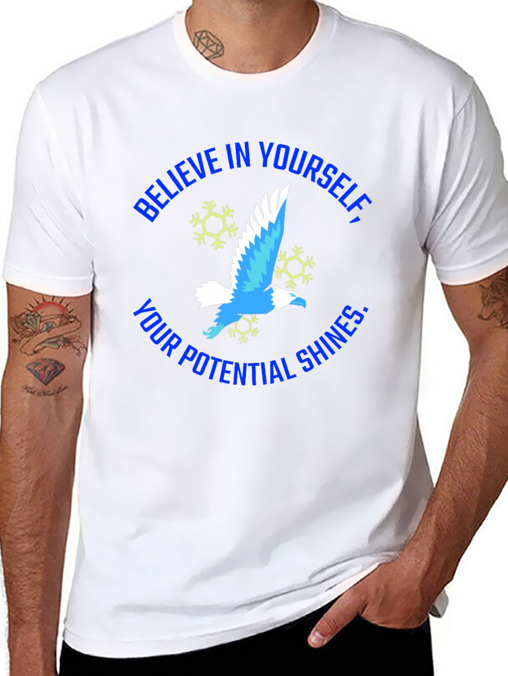 Believe in Yourself Eagle Graphic Tee