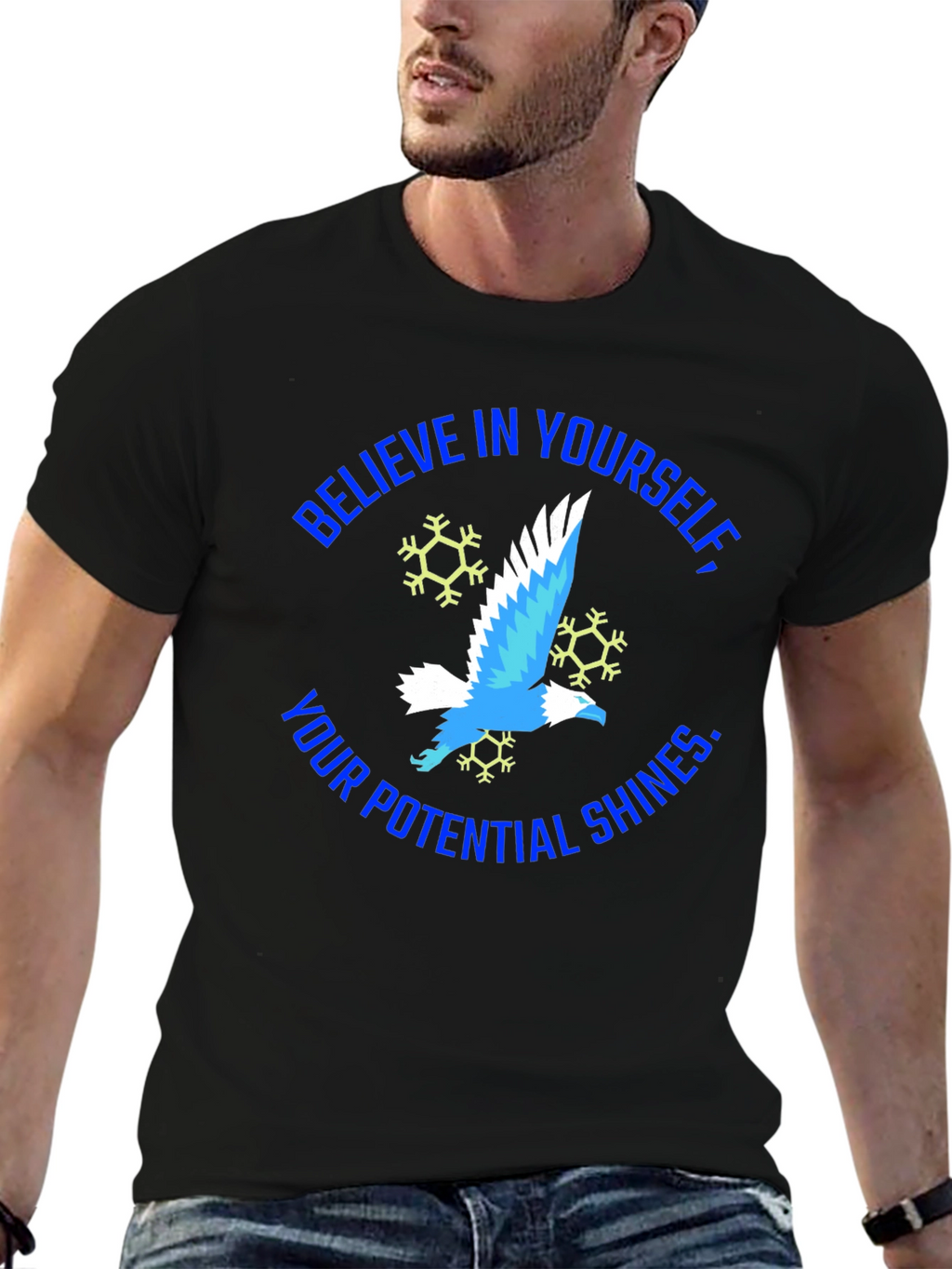 Believe in Yourself Eagle Graphic Tee