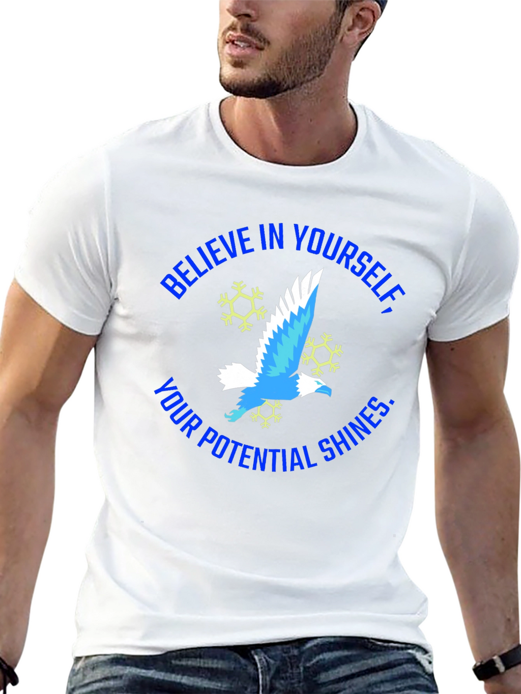 Believe in Yourself Eagle Graphic Tee