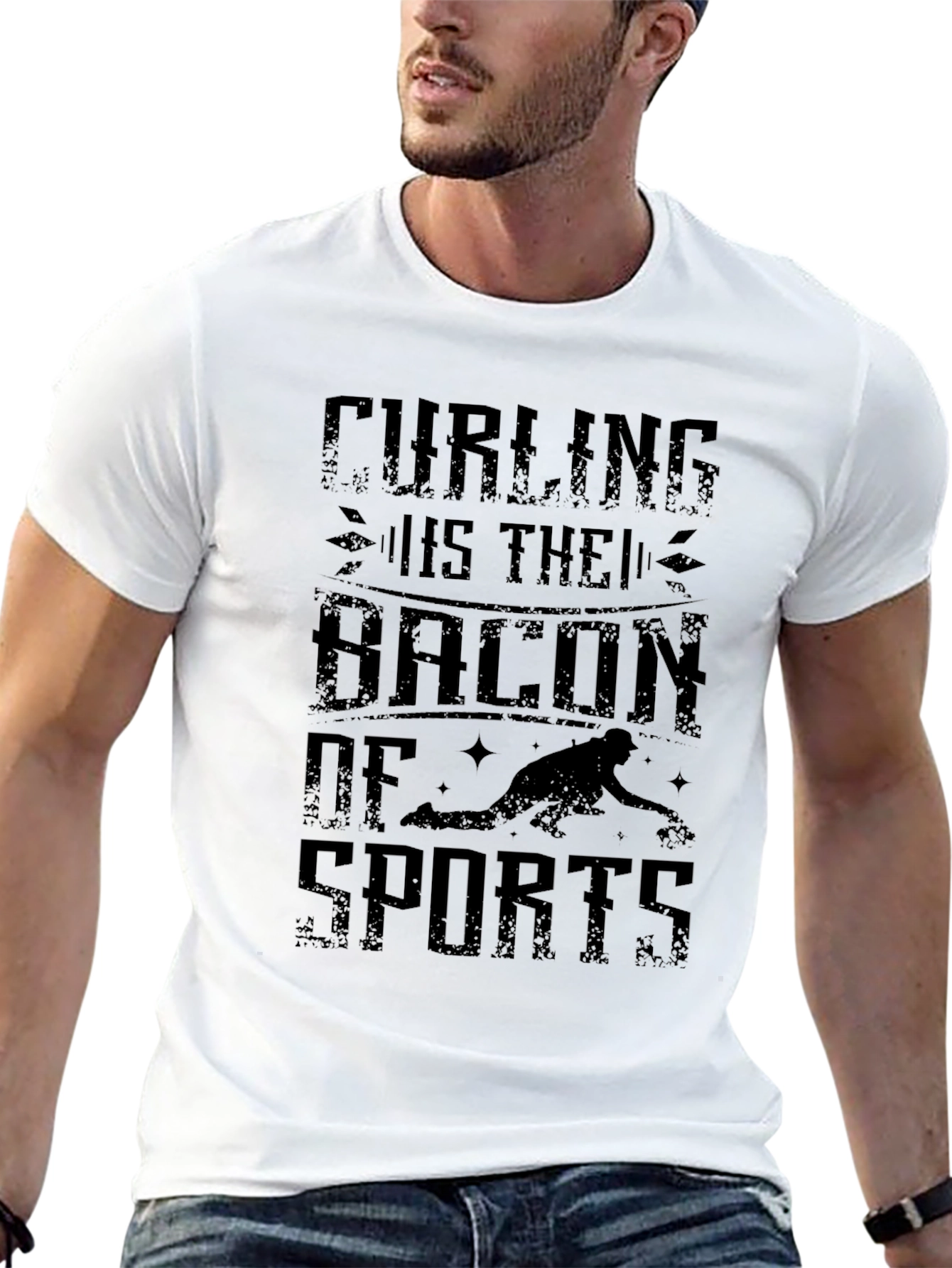 Curling is the Bacon of Sports Graphic T-Shirt