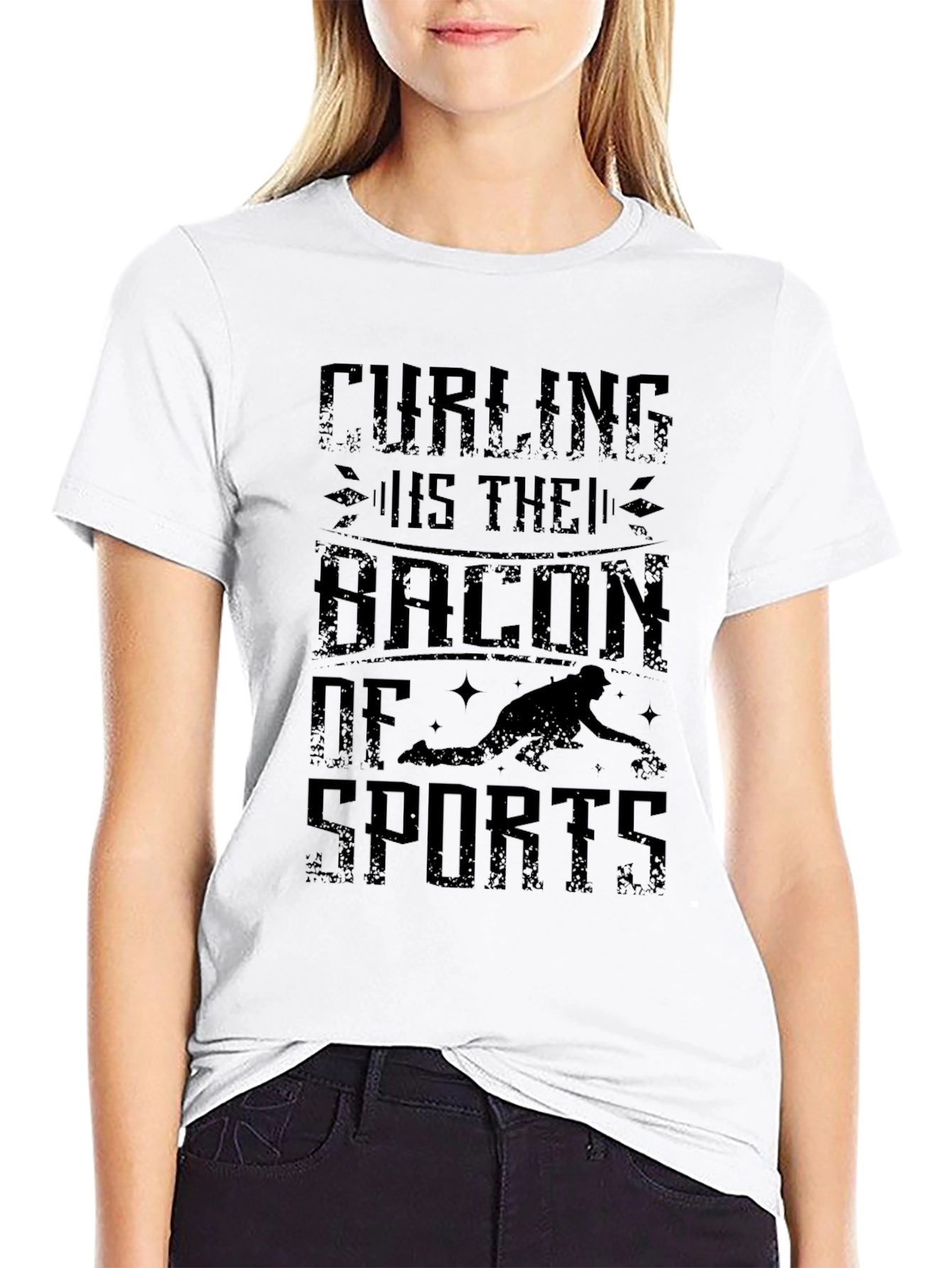 Curling is the Bacon of Sports Graphic T-Shirt