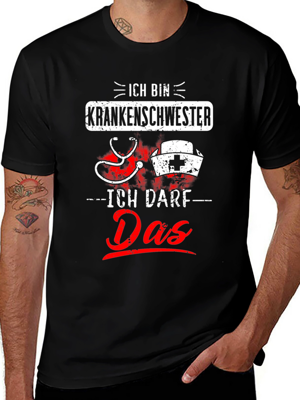 Ich Bin Krankenschwester T-Shirt - Nurse Tee