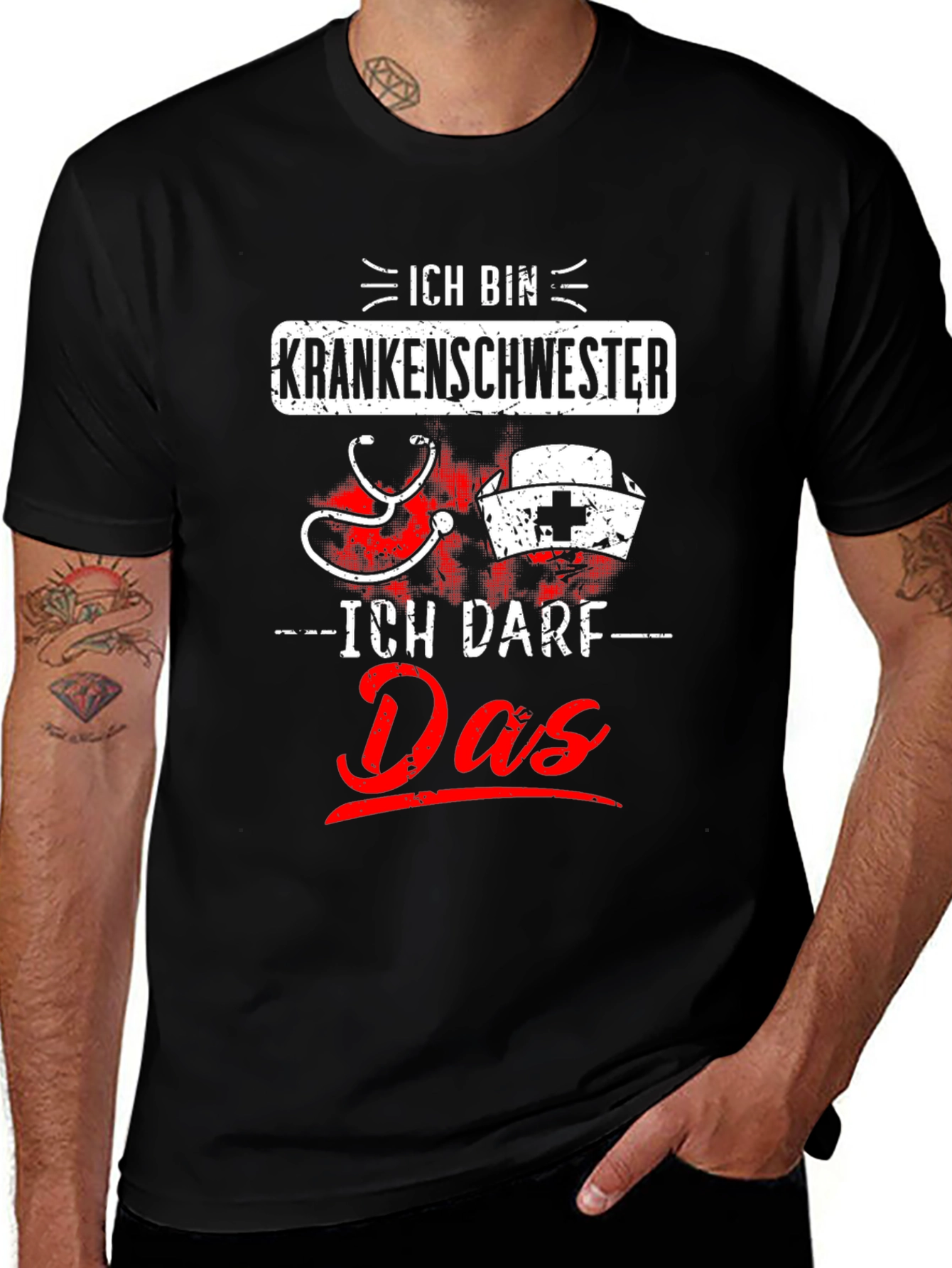 Ich Bin Krankenschwester T-Shirt - Nurse Tee