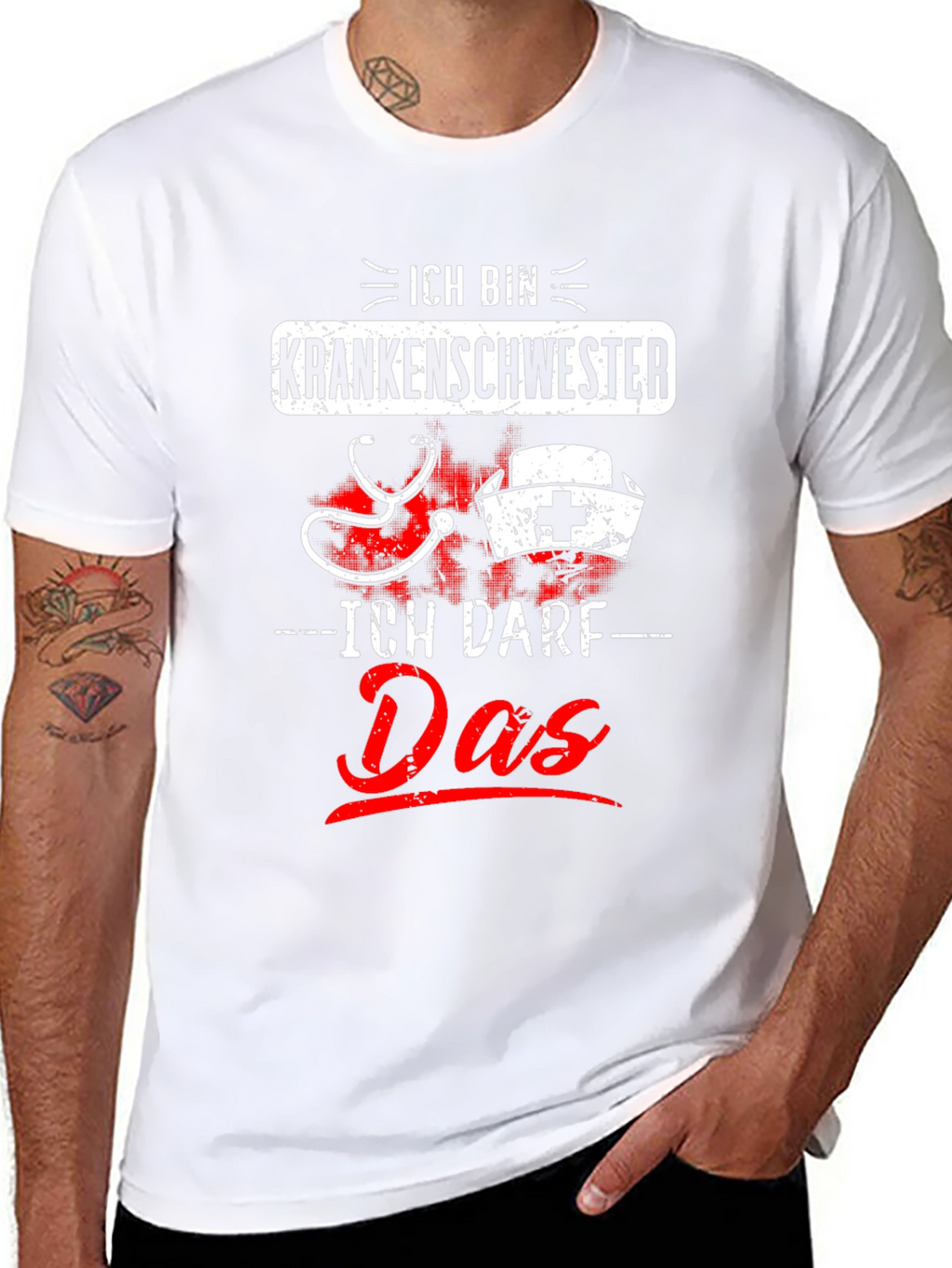 Ich Bin Krankenschwester T-Shirt - Nurse Tee