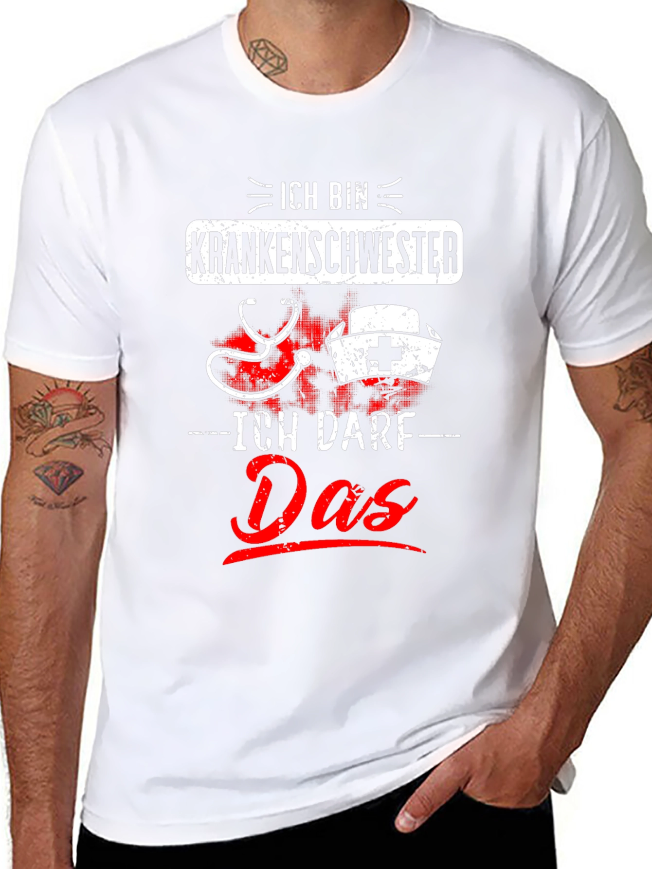 Ich Bin Krankenschwester T-Shirt - Nurse Tee