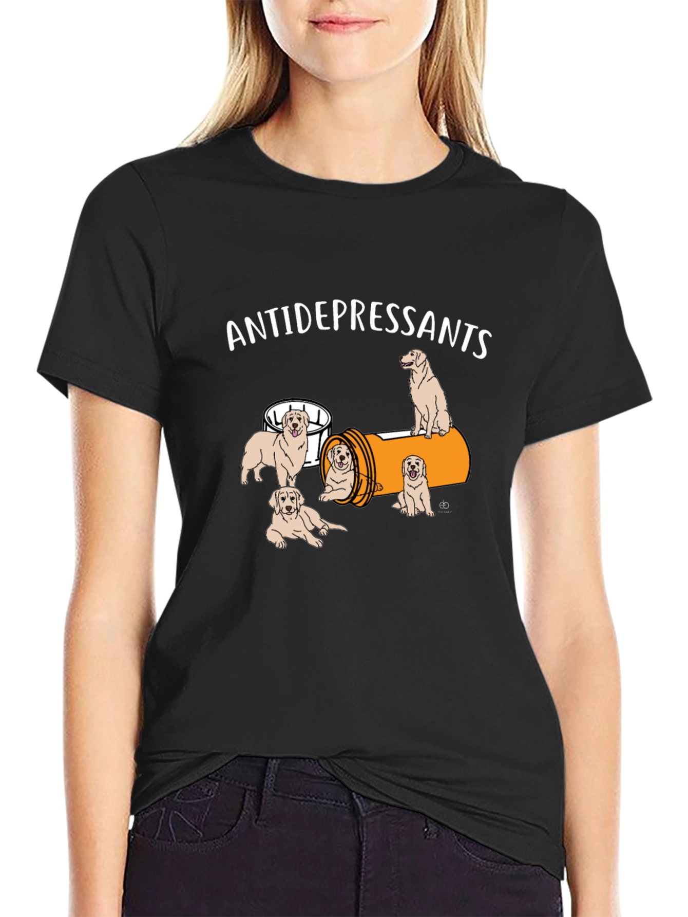 Antidepressants Dogs T-Shirt - Cute & Humorous Tee