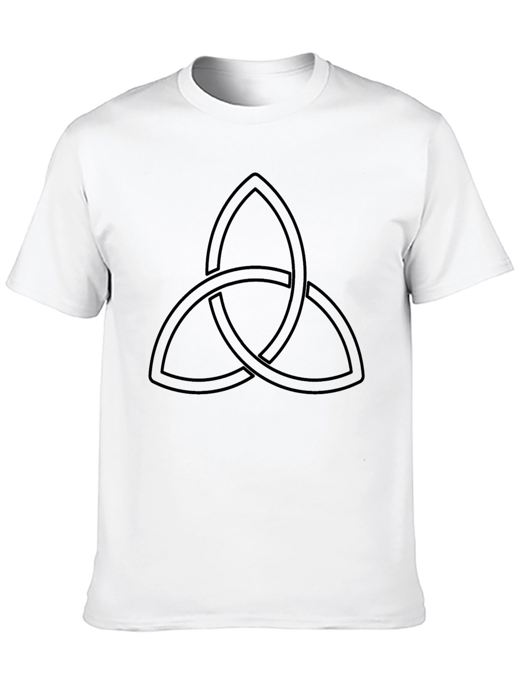 Black T-Shirt with Celtic Knot Design