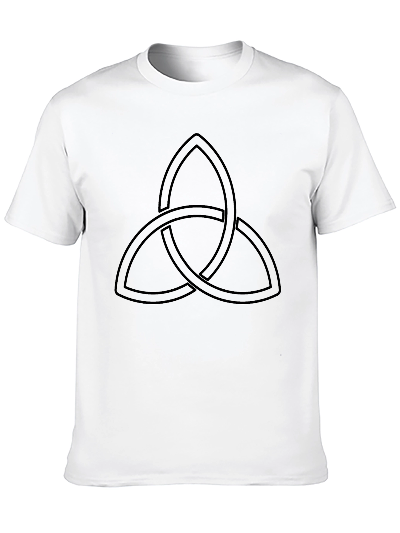 Black T-Shirt with Celtic Knot Design