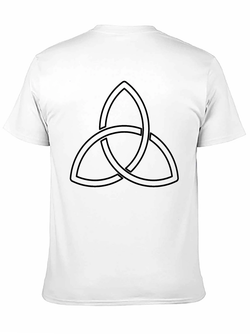 Black T-Shirt with Celtic Knot Design