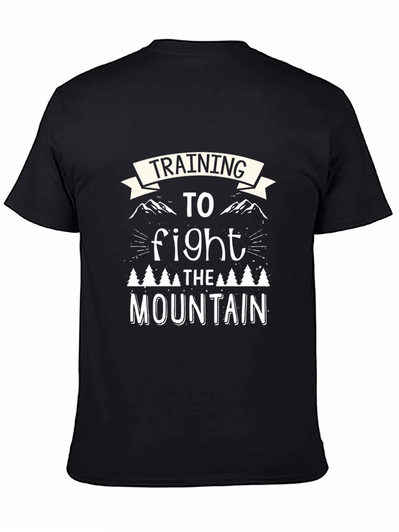 Training to Fight the Mountain Graphic T-Shirt