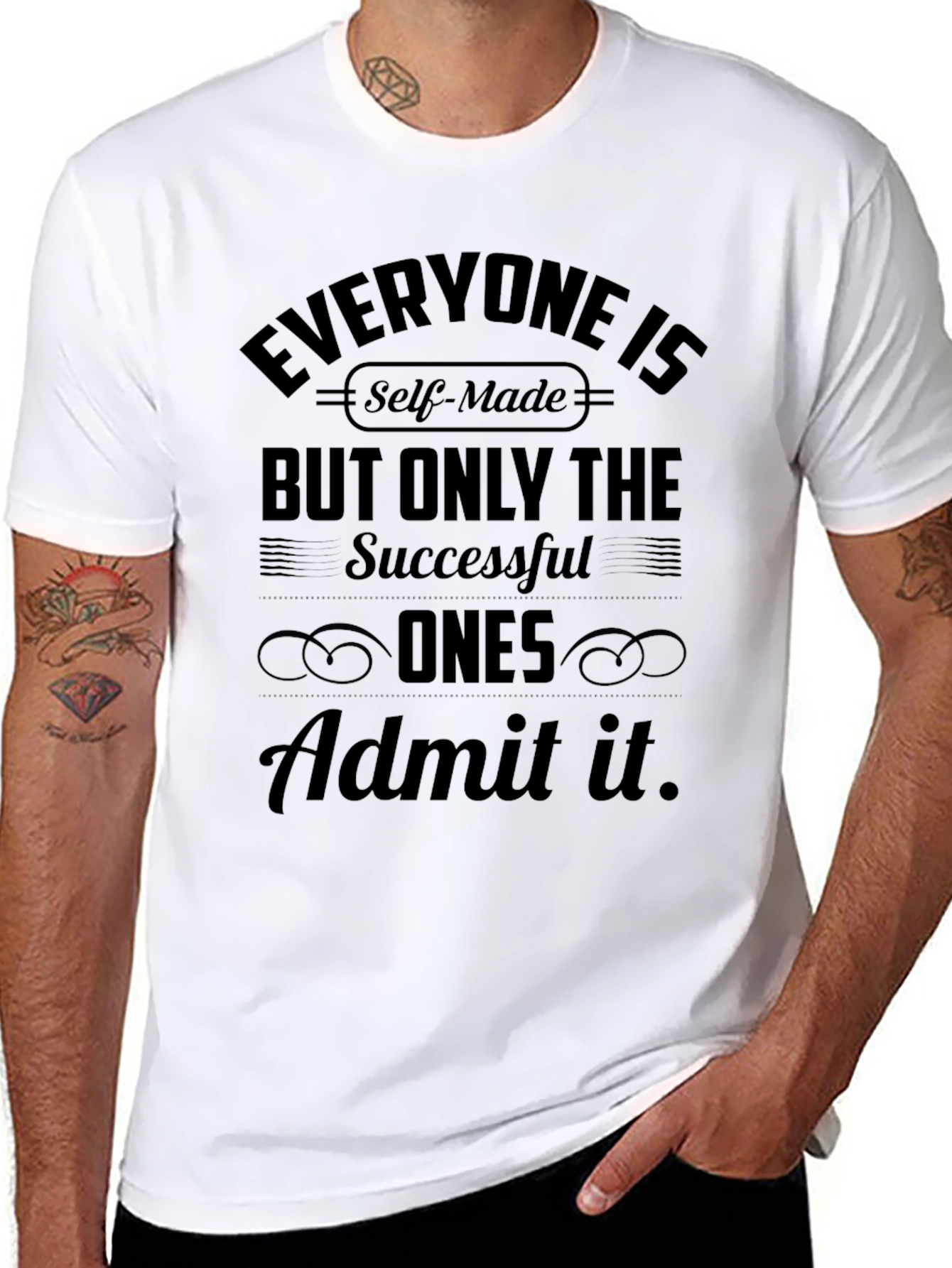 Self-Made Success T-Shirt: Motivational Graphic Tee