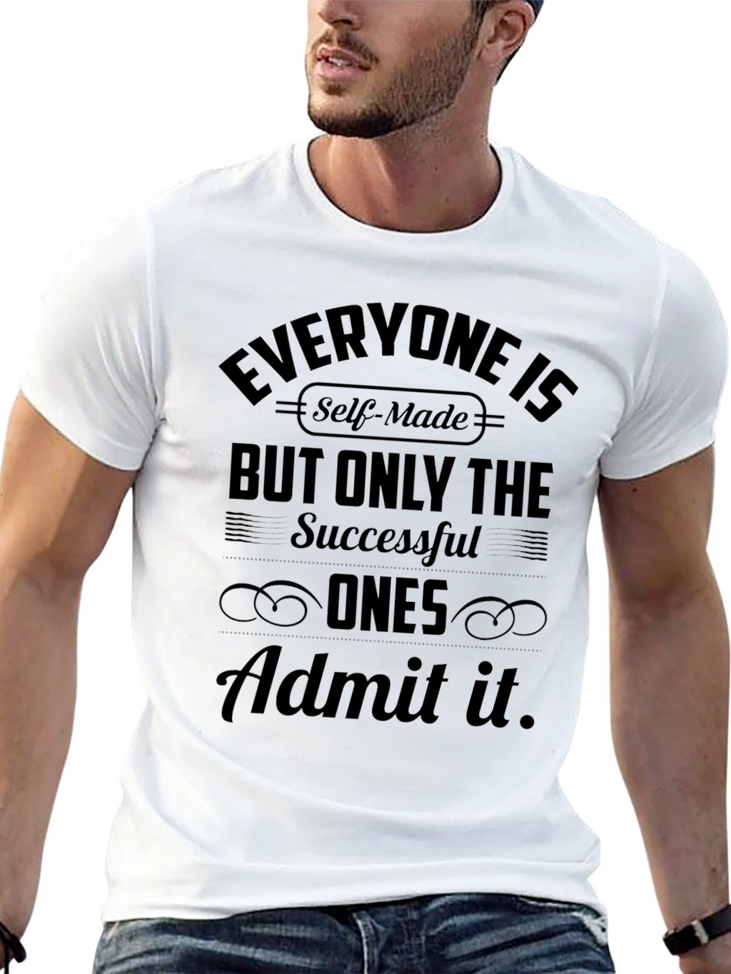 Self-Made Success T-Shirt: Motivational Graphic Tee