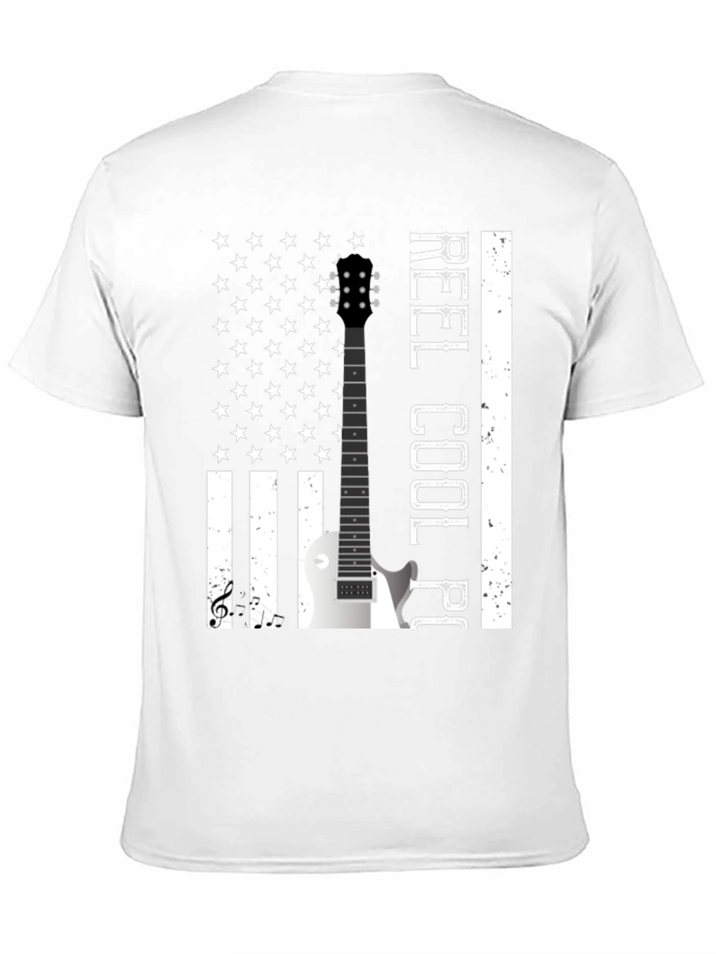 Reel Cool Player Guitar Flag T-Shirt