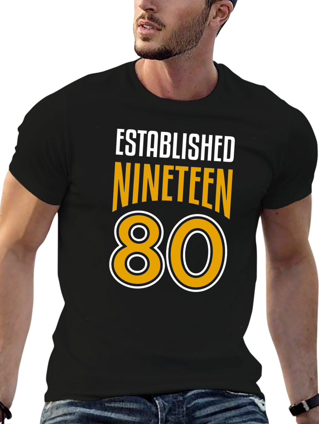 Established Nineteen 80 T-Shirt - Retro Style