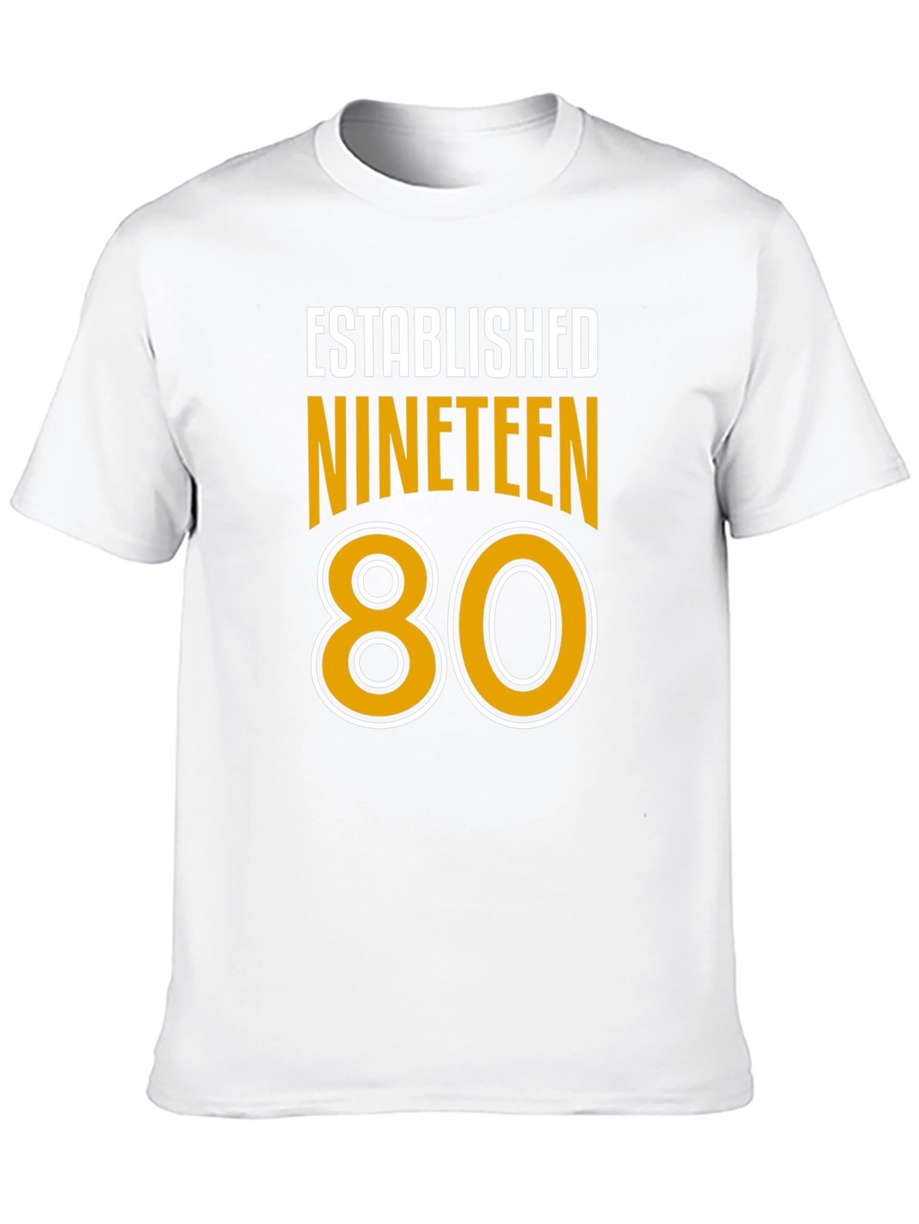 Established Nineteen 80 T-Shirt - Retro Style