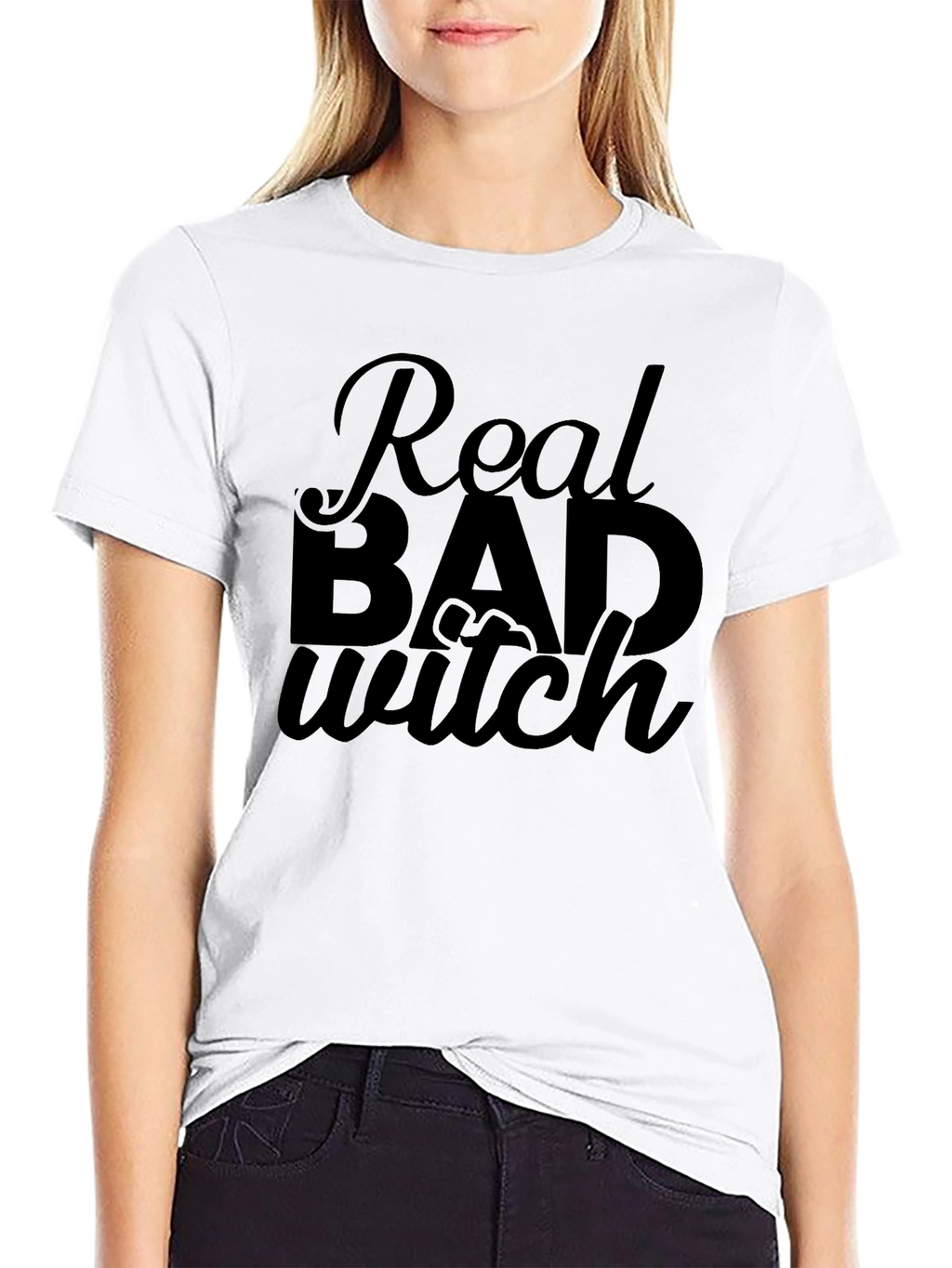 Real Bad Witch Graphic T-Shirt - Black