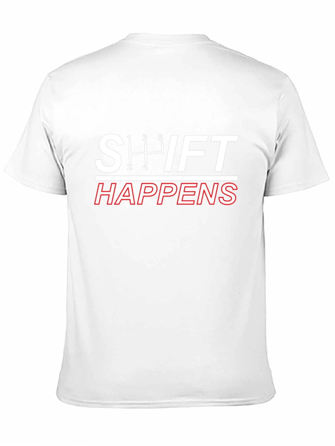 Shift Happens Black Graphic Tee - Gearhead Humor