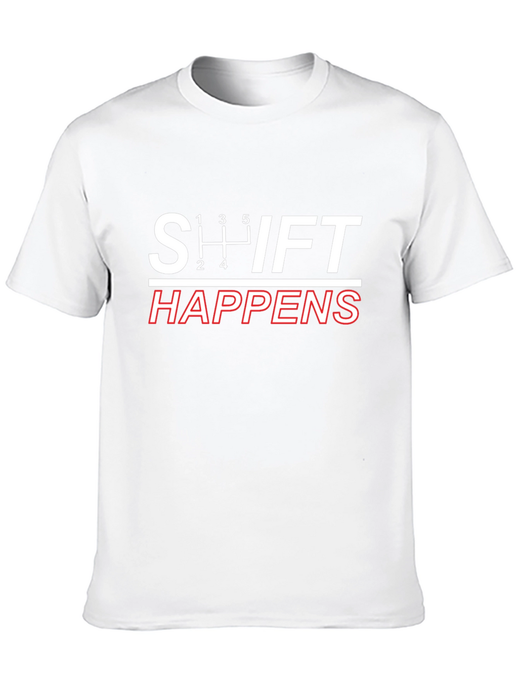 Shift Happens Black Graphic Tee - Gearhead Humor
