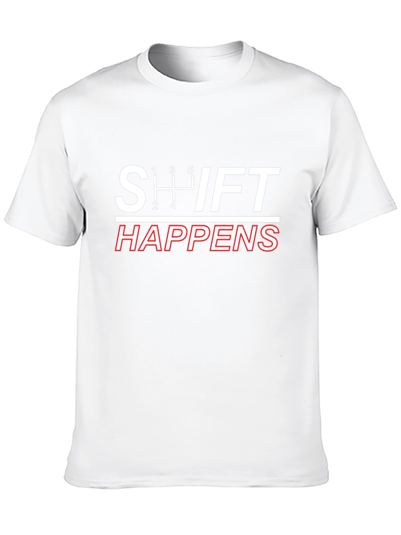 Shift Happens Black Graphic Tee - Gearhead Humor
