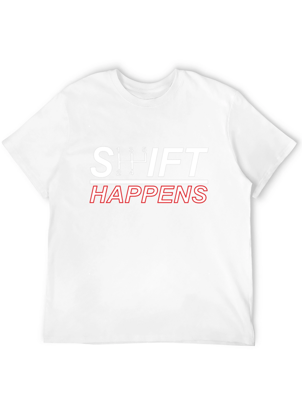 Shift Happens Black Graphic Tee - Gearhead Humor